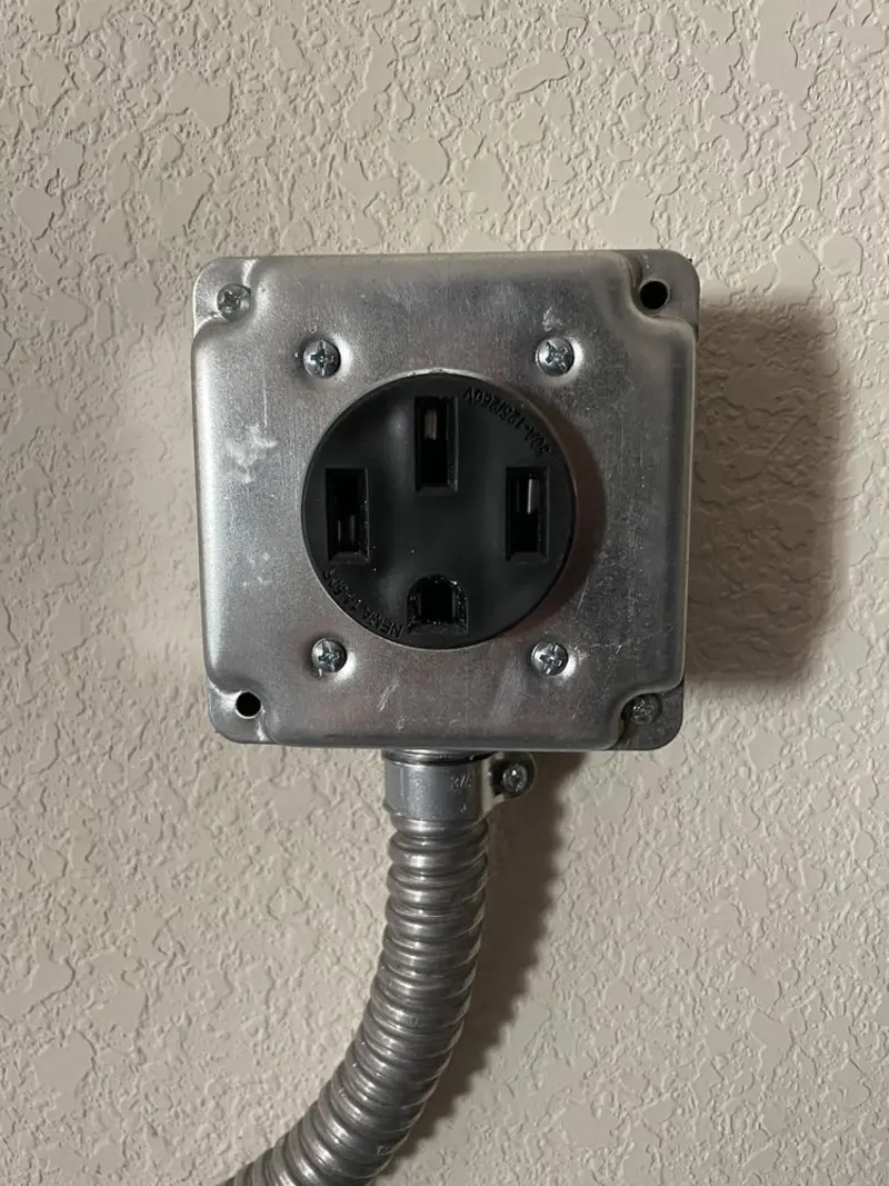NEMA 14-50 outlet installed for Electrical Panel Upgrade in Hattiesburg